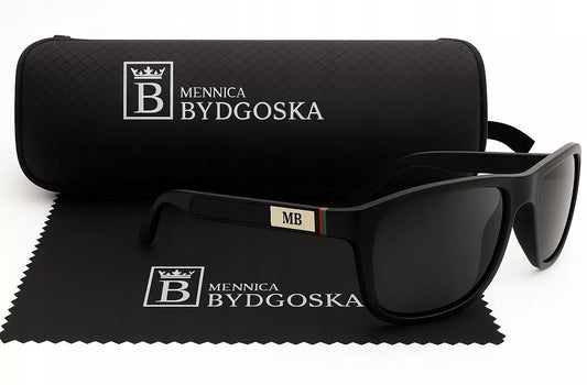 Vyriški poliarizuoti akiniai nuo saulės, UV400 filtras, dėklas