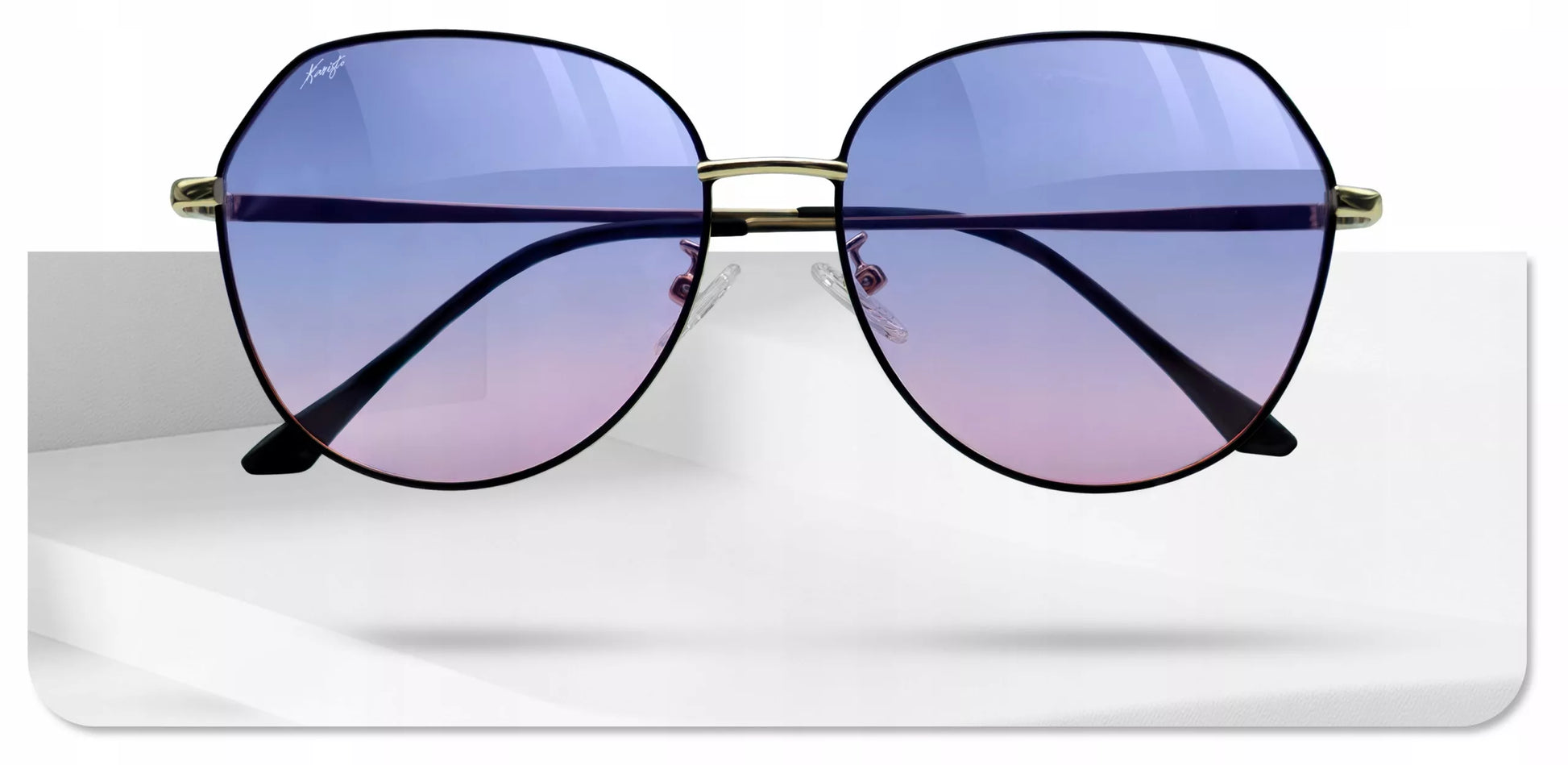 Polarizuoti Moteriški Akiniai Nuo Saulės su dėklu Bahama Pink UV filtras