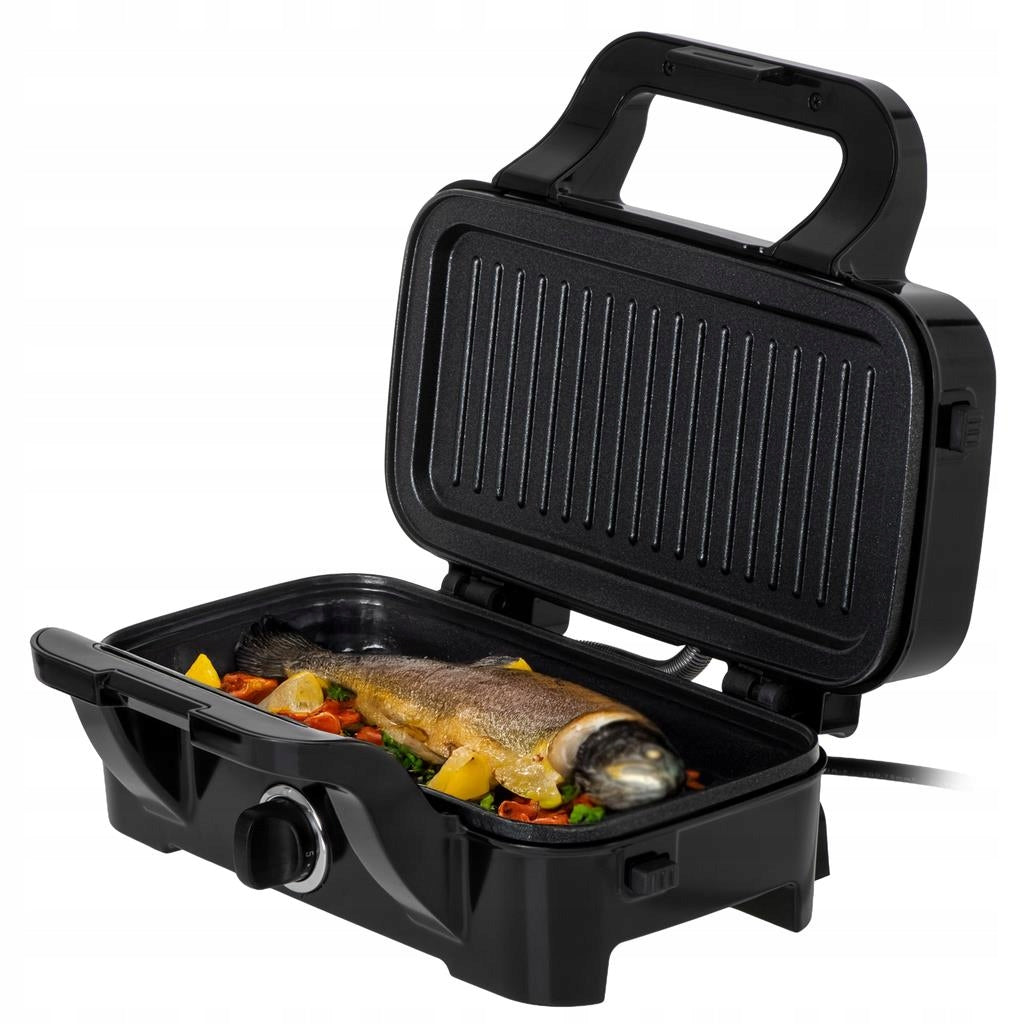 Virtuvinis keptuvas 3in1: grilis, vaflių keptuvė, sumuštinių keptuvė, skrudintuvas. Galingas smulkios buitinės technikos prietaisas