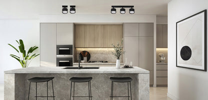 Paviršinis lubinis šviestuvas 3x GX53 Halogeninė tūbelė SuperLED