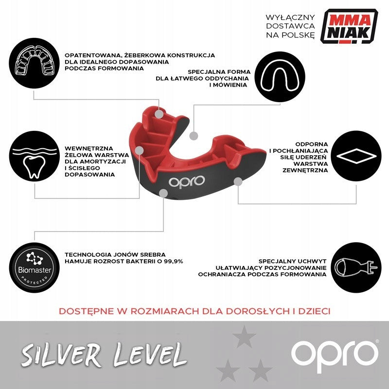 Opro Burnos apsauga vaikams Silver Skaidri