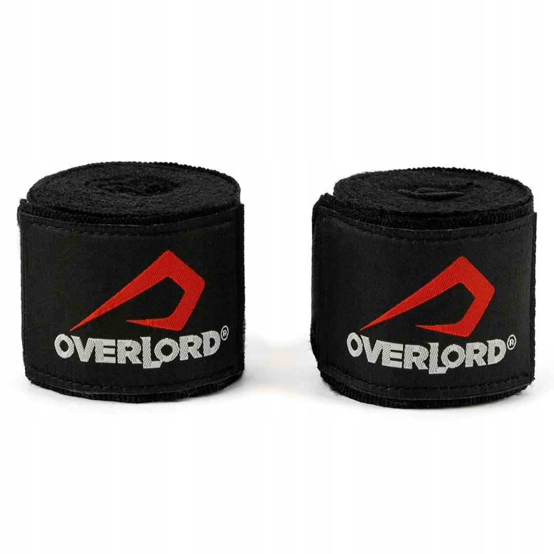 Bokso rankogaliai/tvarstukai Overlord juodi 400cm universalus dydis