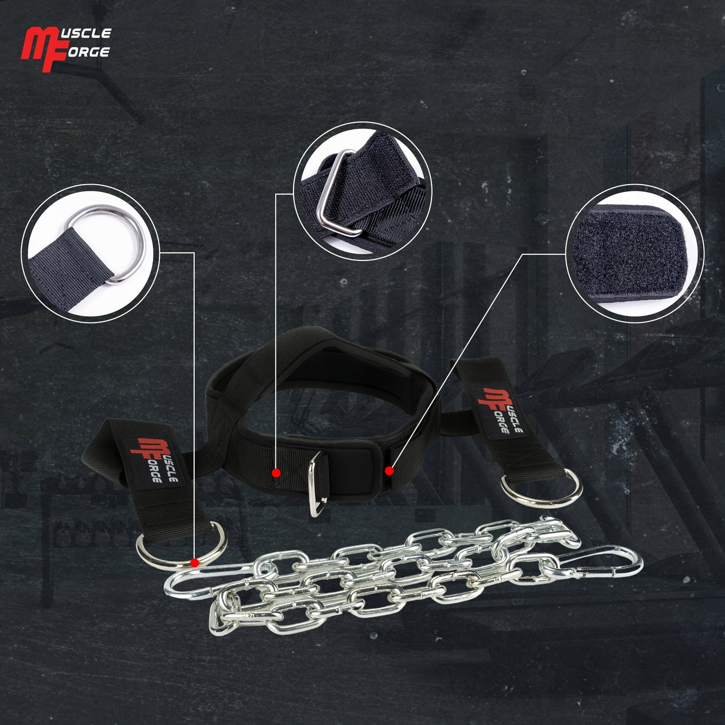 Diržas kaklo raumenų treniruotėms „Karūna“