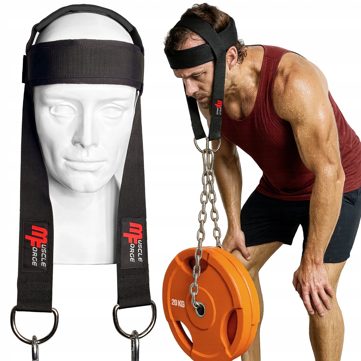 Diržas kaklo raumenų treniruotėms „Karūna“