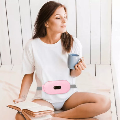 Menstruacinis diržas moterims nuo mėnesinių skausmų, šildantis masažuoklis