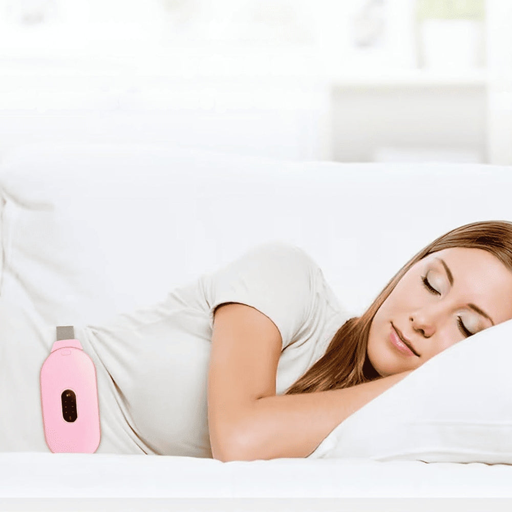 Menstruacinis diržas moterims nuo mėnesinių skausmų, šildantis masažuoklis