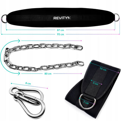 Diržas svoriui su svoriais atramoms ir prisitraukimams KULTŪRISTINIS, PATOGUS 80