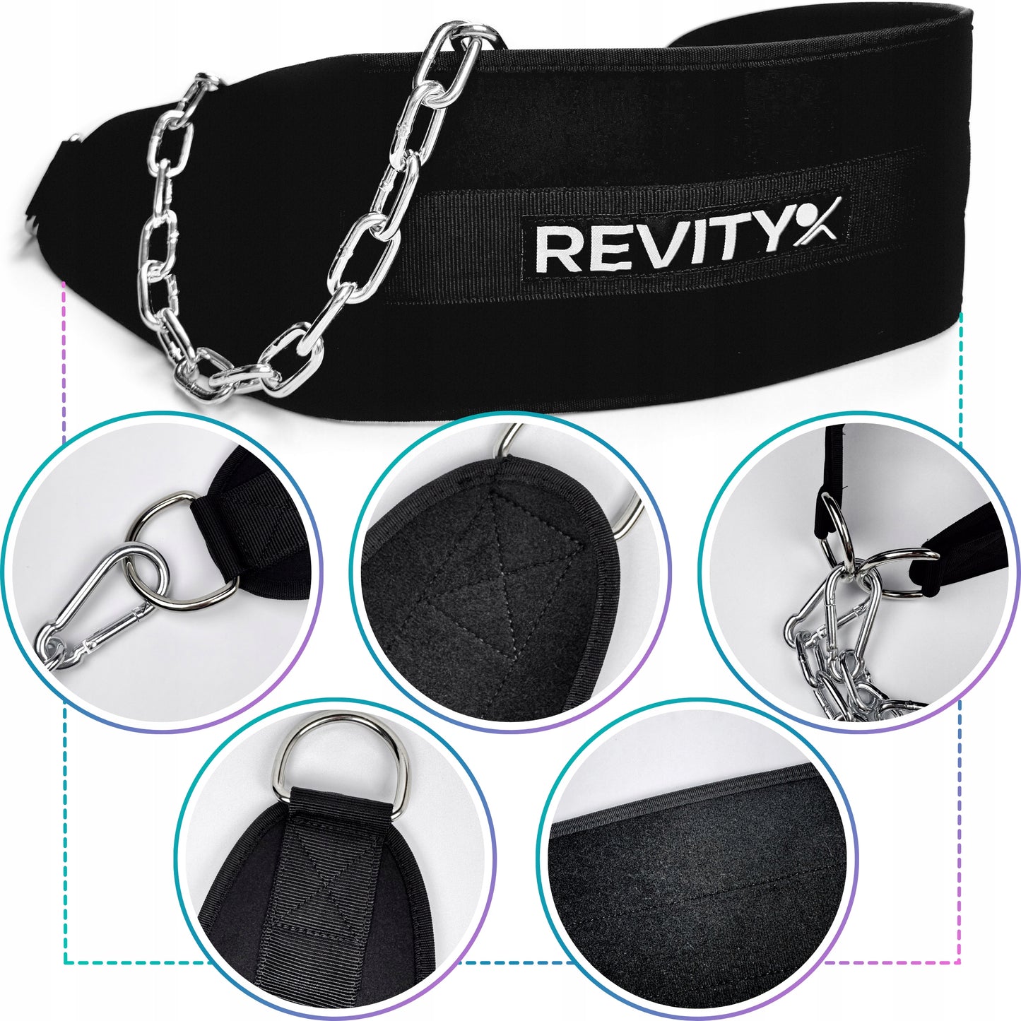 Diržas svoriui su svoriais atramoms ir prisitraukimams KULTŪRISTINIS, PATOGUS 80