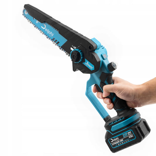 Akumuliatorinis grandininis pjūklas PRO 8" bešepetėlinis rankinis šakų genėjimo pjūklas