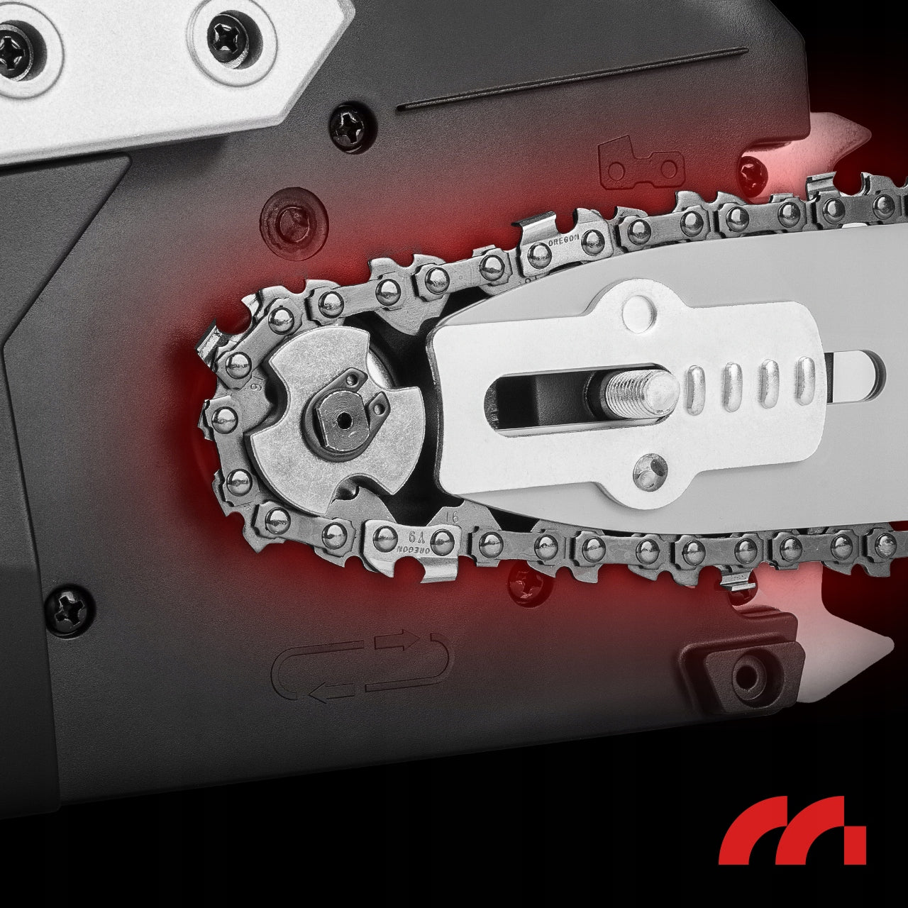 Elektrinis grandininis pjūklas medienai ir šakoms, 16" kreipiamosios, 3550W