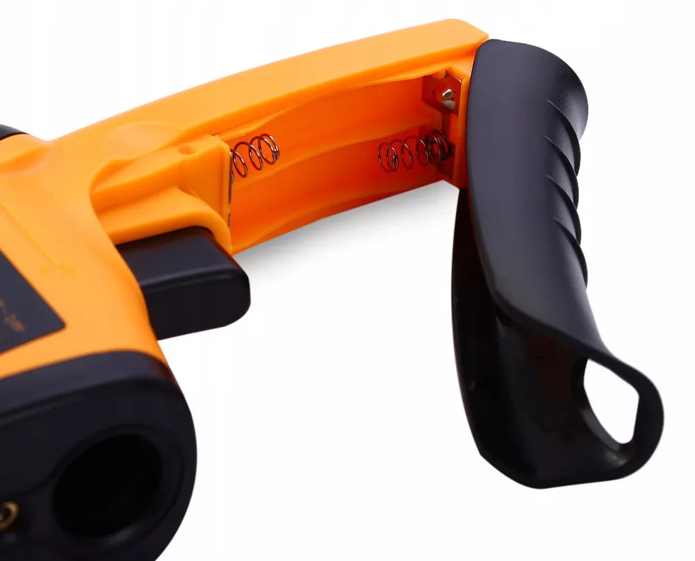 PIROMETRAS LAZERINIS BEKONTAKTIS TERMOMETRAS INFRARAUDONŲJŲ SPINDULIŲ MATUOKLIS -50 +400 LCD