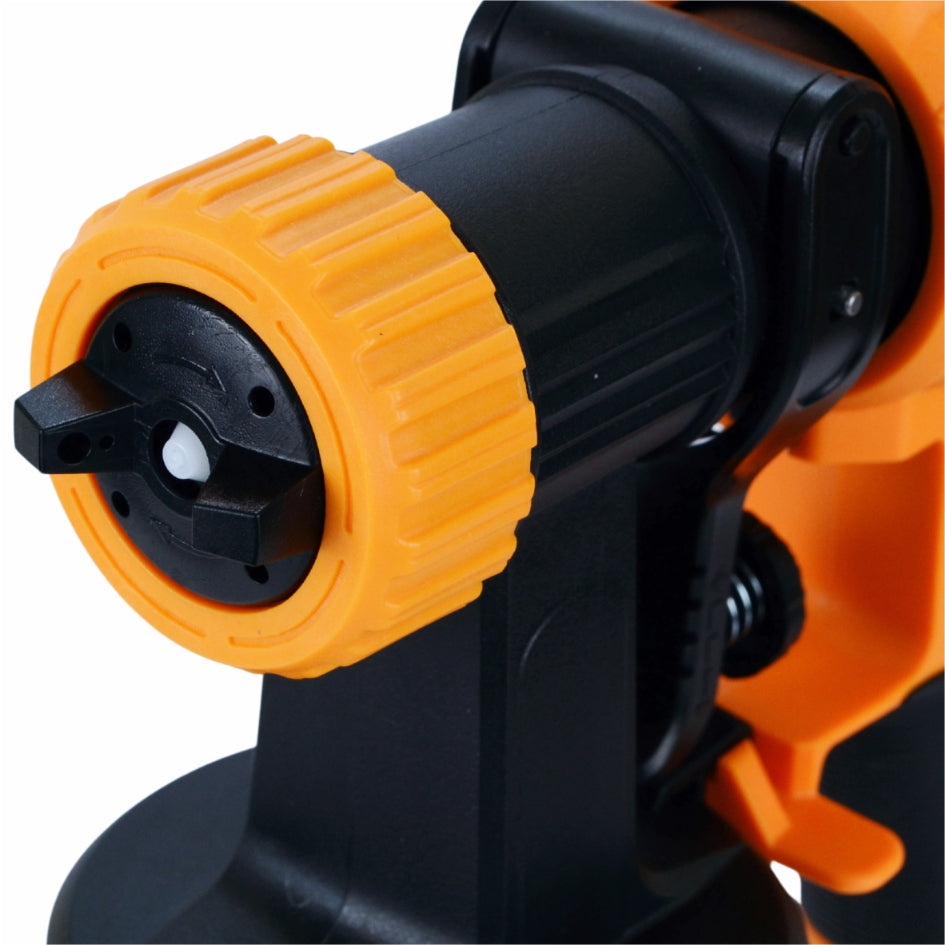 Purškimo pistoleto agregatas sienų dažymui 700W 4 antgaliai 1200ML didelis komplektas