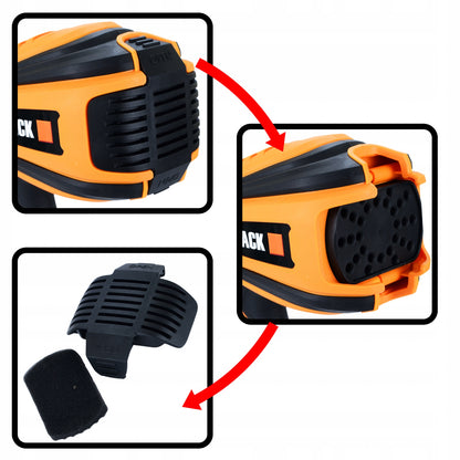 Purškimo pistoleto agregatas sienų dažymui 700W 4 antgaliai 1200ML didelis komplektas