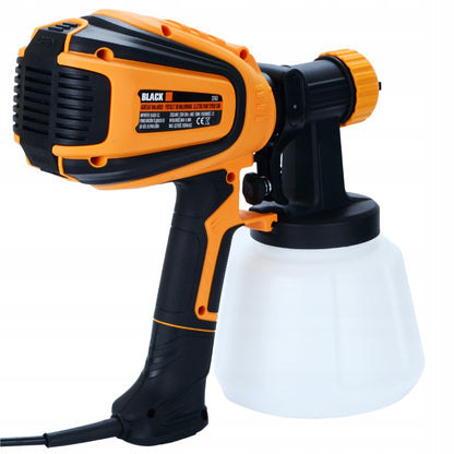 Purškimo pistoleto agregatas sienų dažymui 700W 4 antgaliai 1200ML didelis komplektas