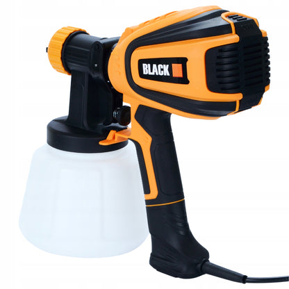 Purškimo pistoleto agregatas sienų dažymui 700W 4 antgaliai 1200ML didelis komplektas