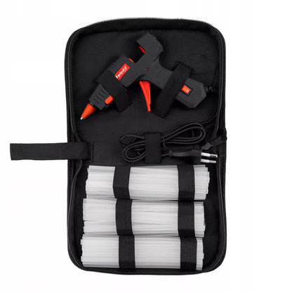 Karštų klijų pistoletas, 100W, 60 vnt. 7mm klijų lazdelės, galingas