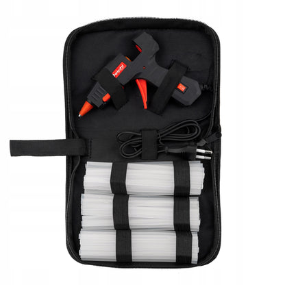 Karštų klijų pistoletas, 100W, 60 vnt. 7mm klijų lazdelės, galingas