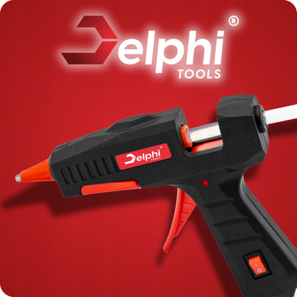 Karštų klijų pistoletas, 100W, 60 vnt. 7mm klijų lazdelės, galingas