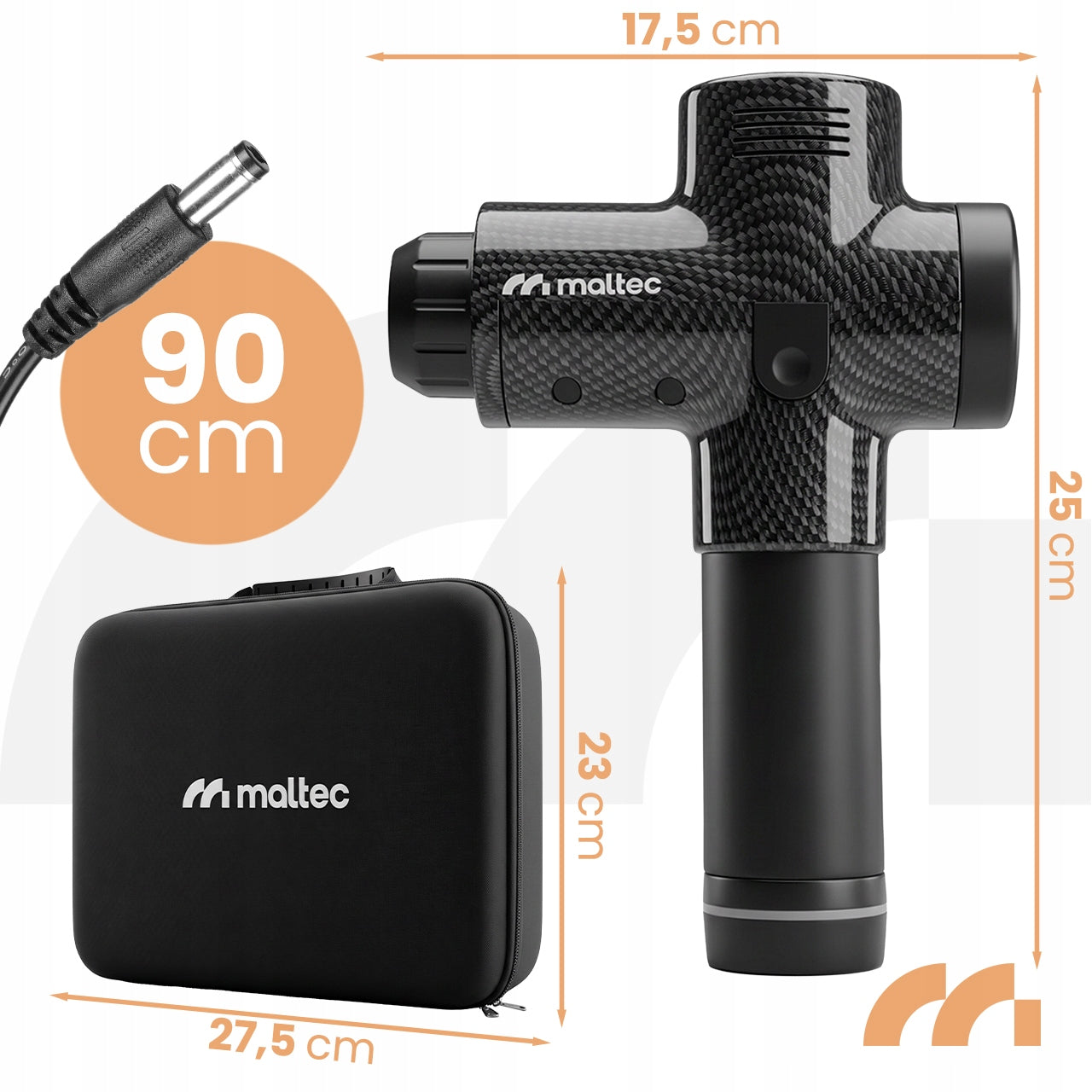 MASAŽINIS PISTOLETO KŪNUI NUGARAI PĖDOMS MASAŽUOKLIS MASSAGE GUN DĖKLAS 10 ANTGALIŲ