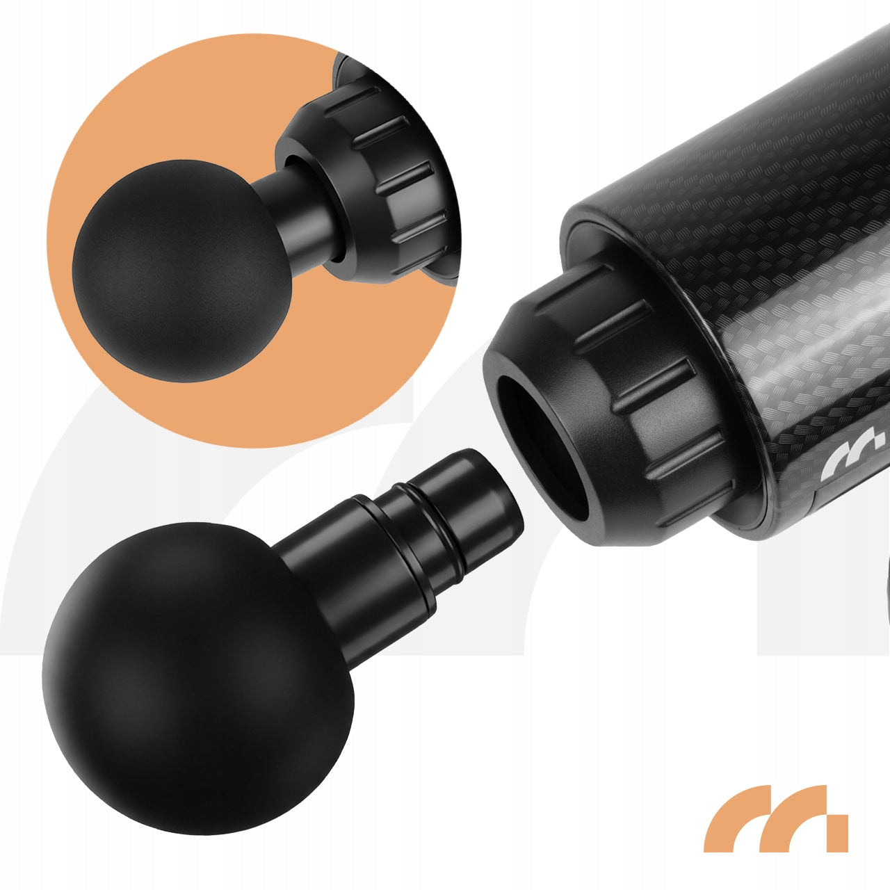 MASAŽINIS PISTOLETO KŪNUI NUGARAI PĖDOMS MASAŽUOKLIS MASSAGE GUN DĖKLAS 10 ANTGALIŲ