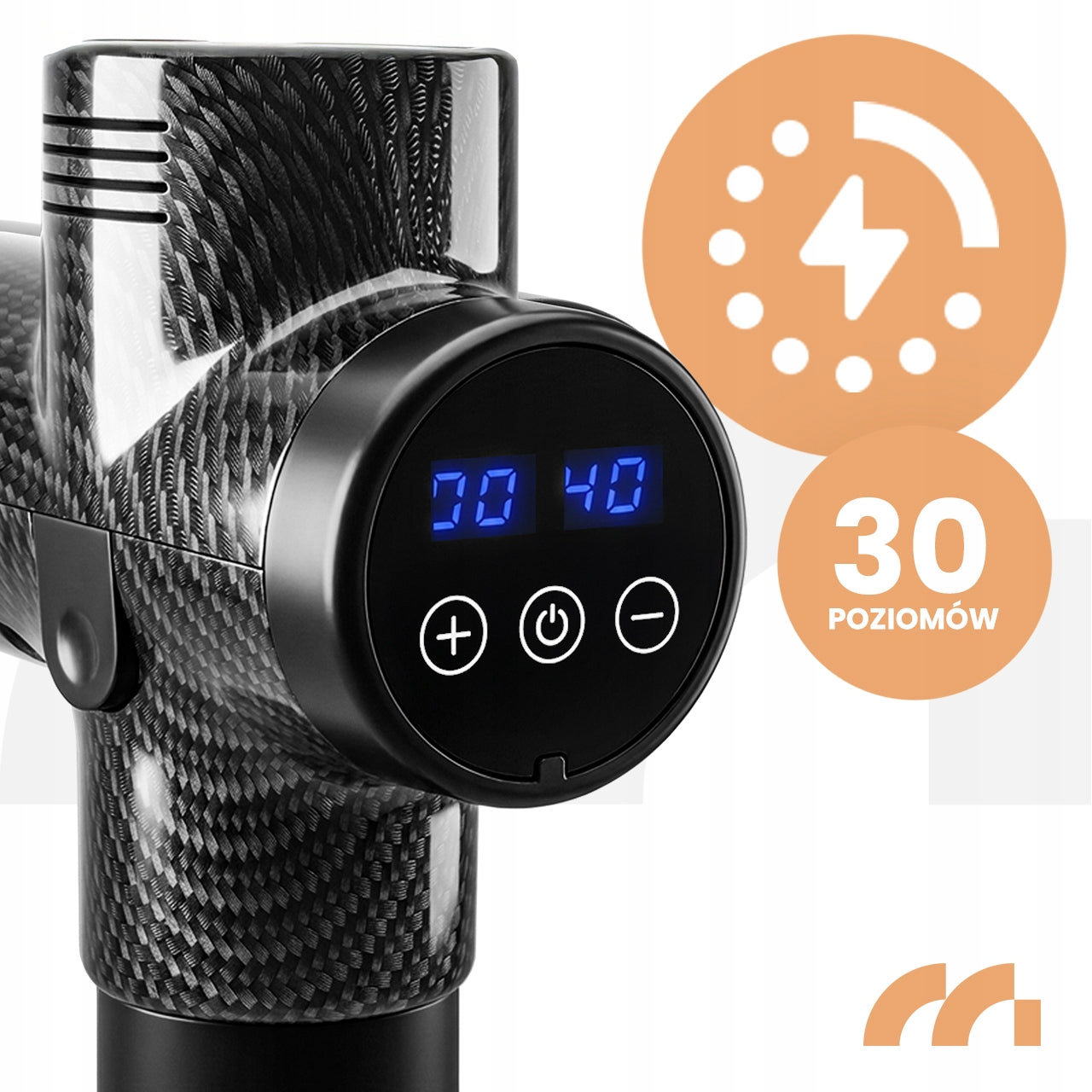 MASAŽINIS PISTOLETO KŪNUI NUGARAI PĖDOMS MASAŽUOKLIS MASSAGE GUN DĖKLAS 10 ANTGALIŲ