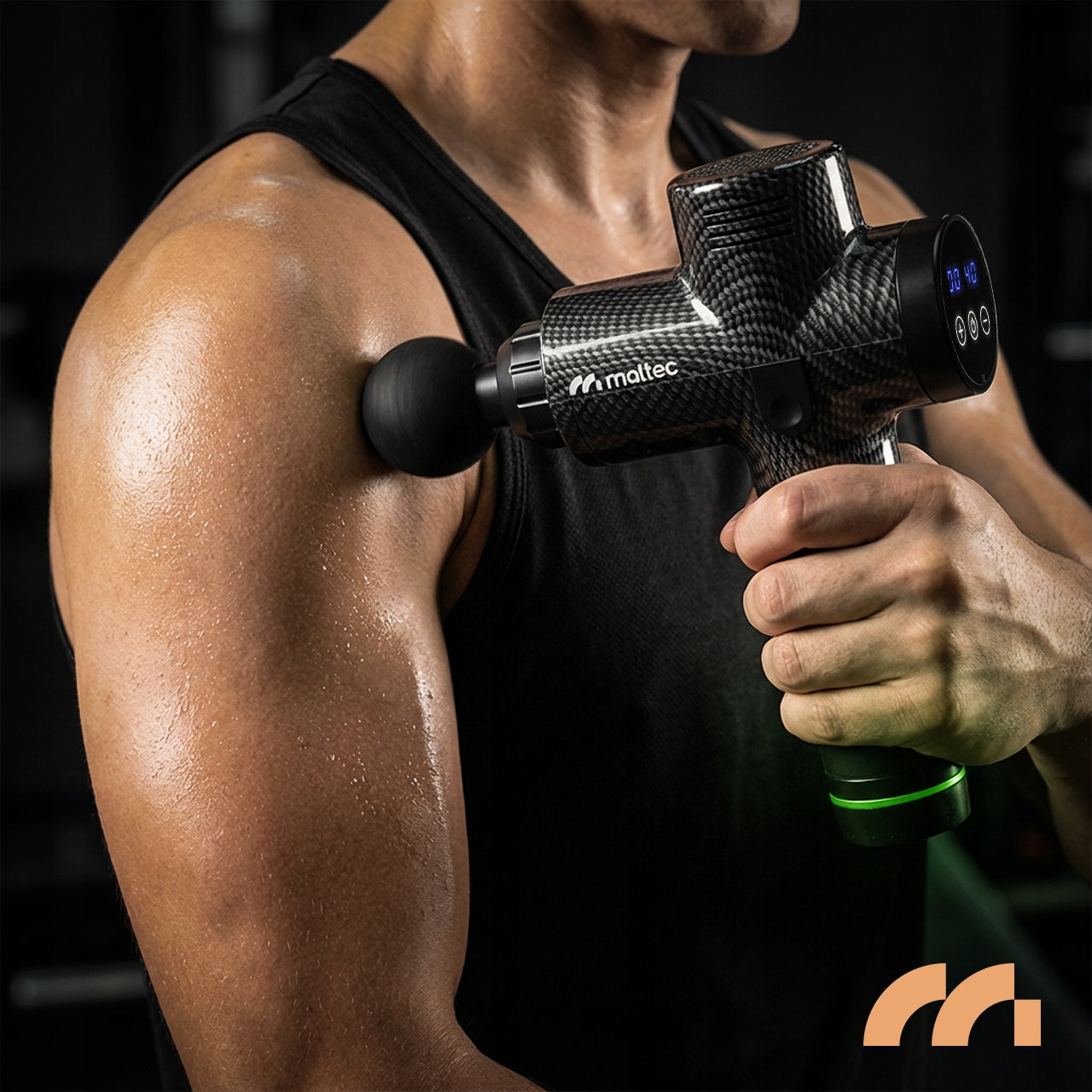 MASAŽINIS PISTOLETO KŪNUI NUGARAI PĖDOMS MASAŽUOKLIS MASSAGE GUN DĖKLAS 10 ANTGALIŲ