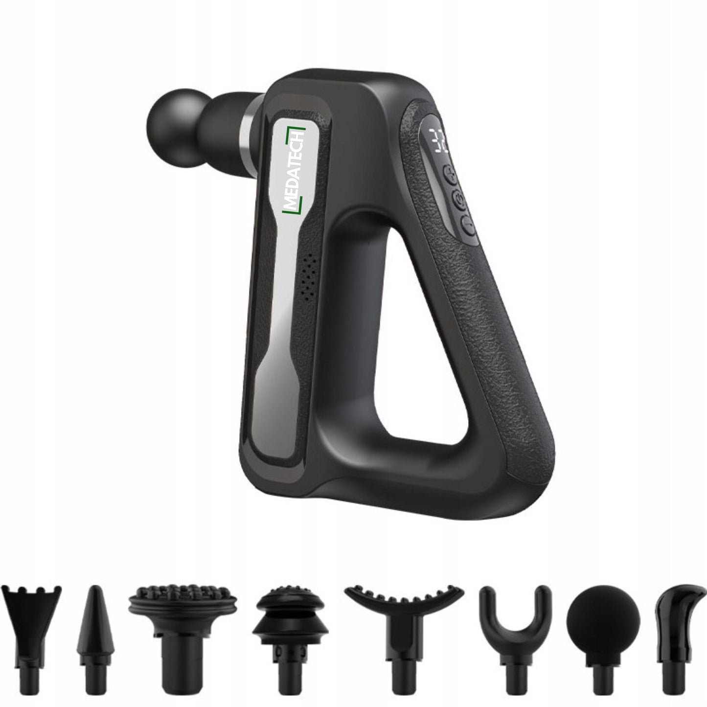 Masažinis pistoletas MEDATECH PRO MASSAGE GUN Masažuoklis nugarai, pėdoms ir kūnui