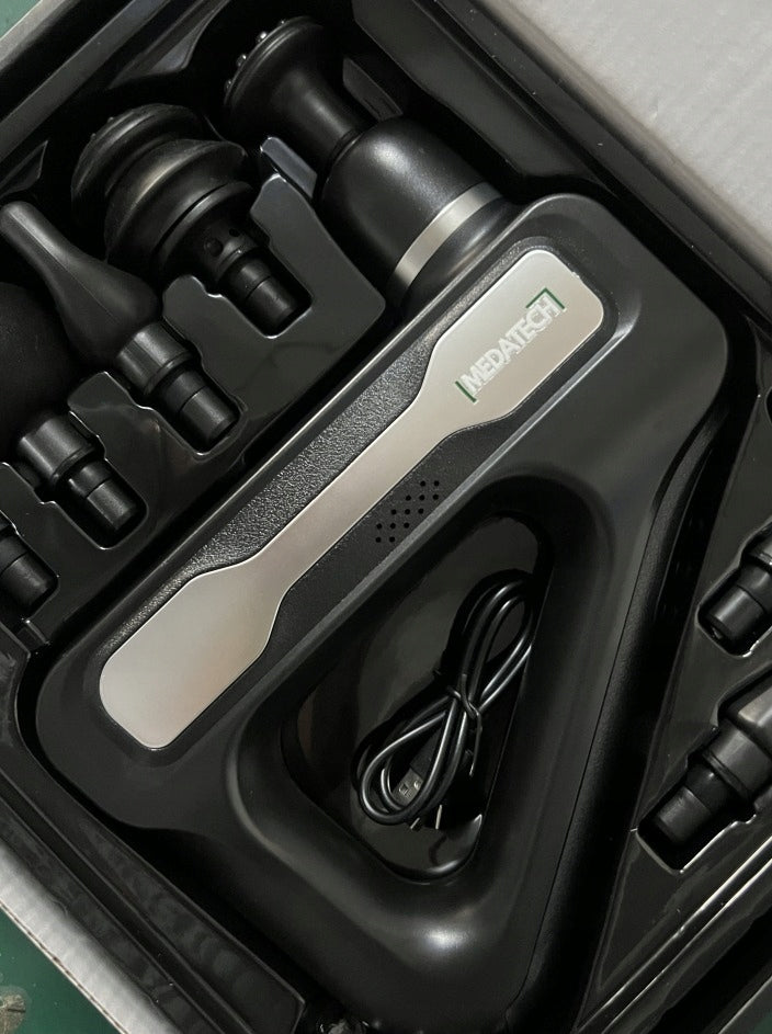 Masažinis pistoletas MEDATECH PRO MASSAGE GUN Masažuoklis nugarai, pėdoms ir kūnui