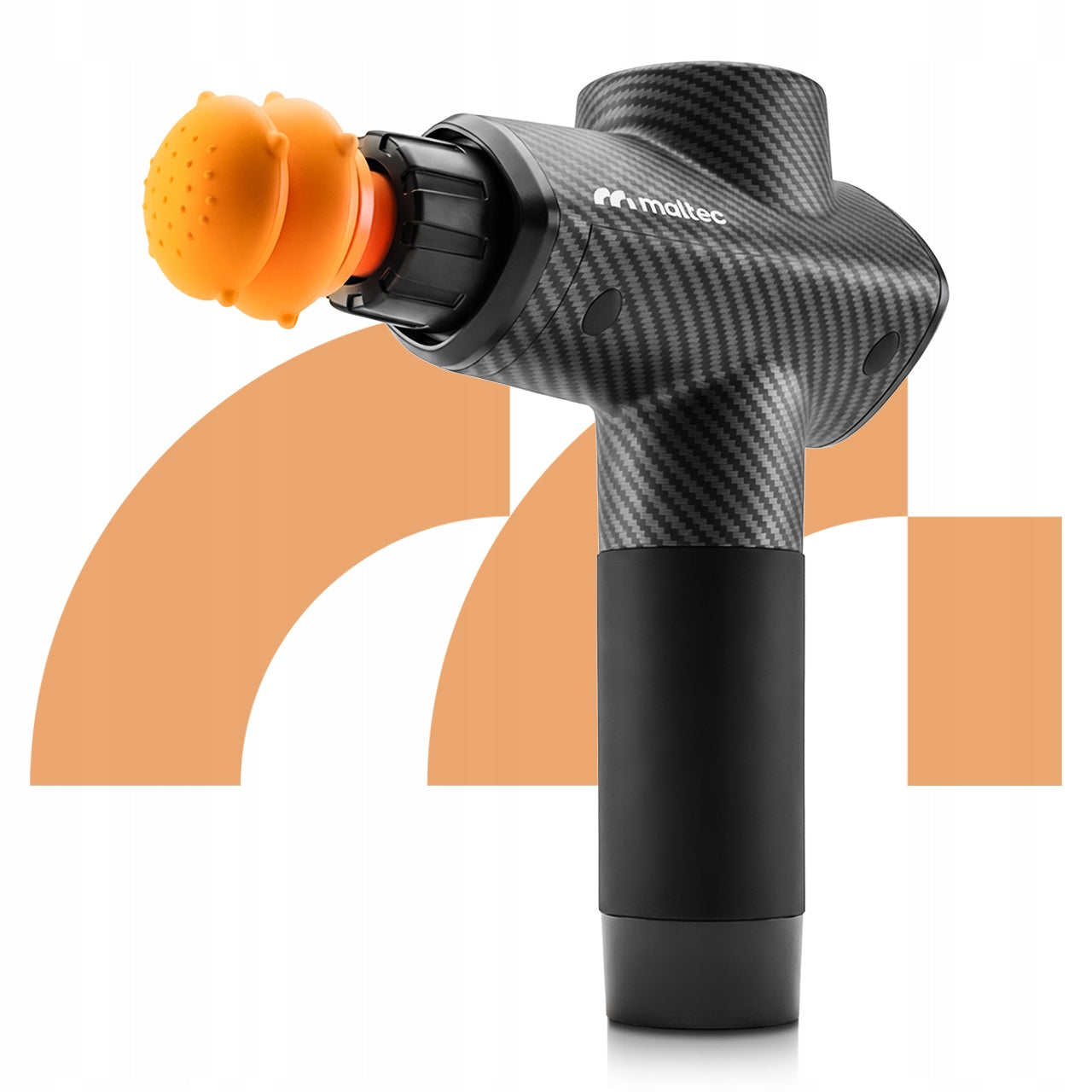 MASAŽINIS PISTOLETO KOMPLEKTAS NUGARAI, KŪNUI, PĖDOMS SU dėklu ir 10 ANTGALIŲ