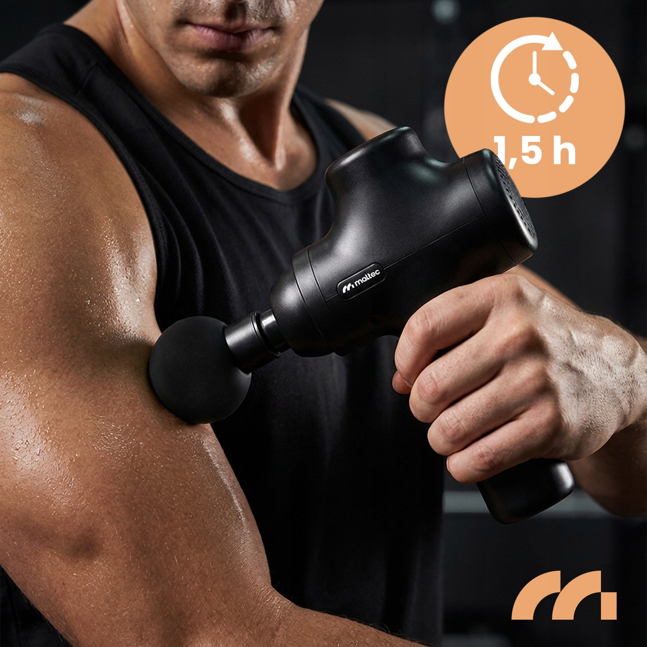 MASAŽINIS PISTOLETO PIEGIS KŪNUI, NUGARAI, PĖDOMS, 6 ANTGALIAI, DĖKLAS