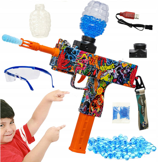 Automatinis elektrinis pistoletas vandens/gelio rutuliukams