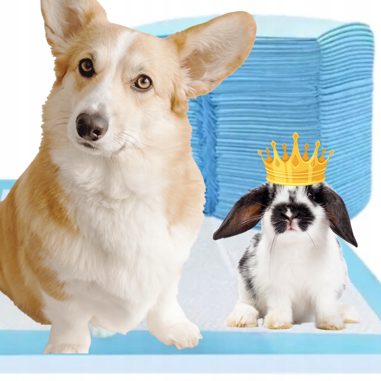 ŠUNŲ PAKLOTĖLIAI Higieniniai Šunų Vienkartiniai Įklotai 60x60 100 vnt.