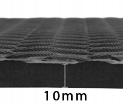 Guminės "PUZZLE" grindys sporto salėms, kilimėlis po įranga, apsauginis, juodas 1,2x1,8m