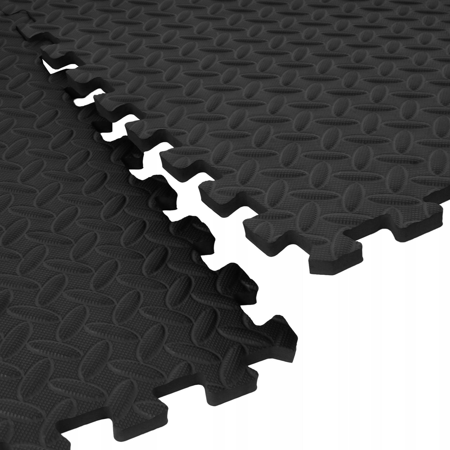 Guminės "PUZZLE" grindys sporto salėms, kilimėlis po įranga, apsauginis, juodas 1,2x1,8m