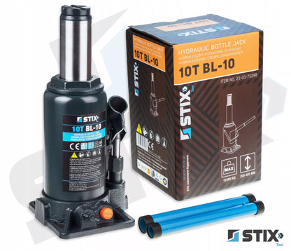 AUTOMOBILIO KĖLIKLIS 10T 200-405mm STULPINIS BUTELINIS HIDRAULINIS BL-10