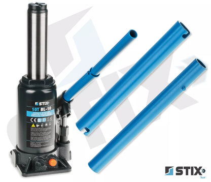 AUTOMOBILIO KĖLIKLIS 10T 200-405mm STULPINIS BUTELINIS HIDRAULINIS BL-10