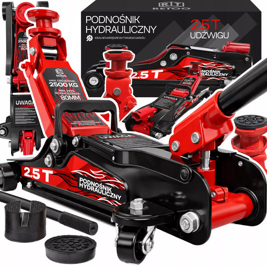 ŽEMAS PROFILIS AUTOMOBILIO PAKĖLĖJAS 80-399 mm 2,5T KĖLIKLIS