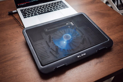 BLOW nešiojamojo kompiuterio aušinimo stovas 140 mm LED USB