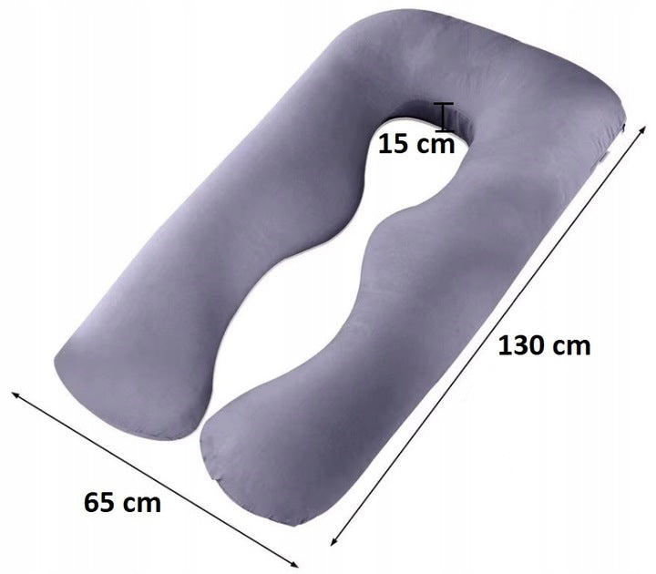 NĖŠČIŲJŲ PAGALVĖ MOTERIMS 2IN1 MIEGOJIMUI IR KŪDIKIUI ŽINDYTI, U FORMOS PAGALVĖ TIPAS