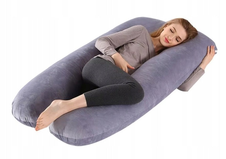 NĖŠČIŲJŲ PAGALVĖ MOTERIMS 2IN1 MIEGOJIMUI IR KŪDIKIUI ŽINDYTI, U FORMOS PAGALVĖ TIPAS