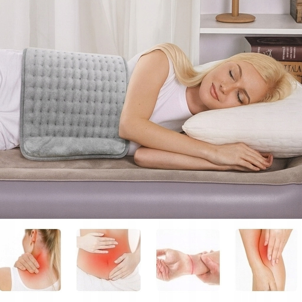 ELEKTRINĖ ŠILDANTI PAGALVĖ SKAUSMINGIEMS SĄNARIAMS, RAUMENIMS, NERVAMS 40x30CM