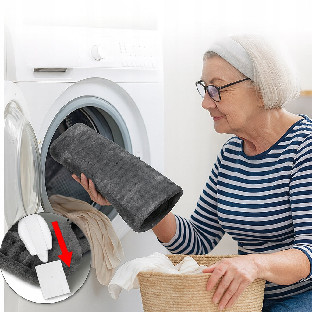 ELEKTRINĖ ŠILDANTI PAGALVĖ SKAUSMINGIEMS SĄNARIAMS, RAUMENIMS, NERVAMS 40x30CM