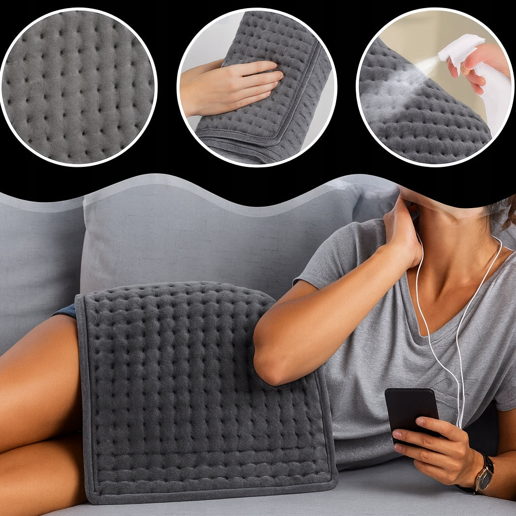 ELEKTRINĖ ŠILDANTI PAGALVĖ SKAUSMINGIEMS SĄNARIAMS, RAUMENIMS, NERVAMS 40x30CM