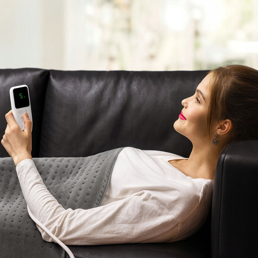 ELEKTRINĖ ŠILDANTI PAGALVĖ SKAUSMINGIEMS SĄNARIAMS, RAUMENIMS, NERVAMS 40x30CM