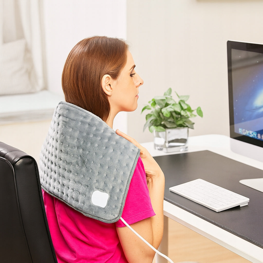 ELEKTRINĖ ŠILDANTI PAGALVĖ SKAUSMINGIEMS SĄNARIAMS, RAUMENIMS, NERVAMS 40x30CM