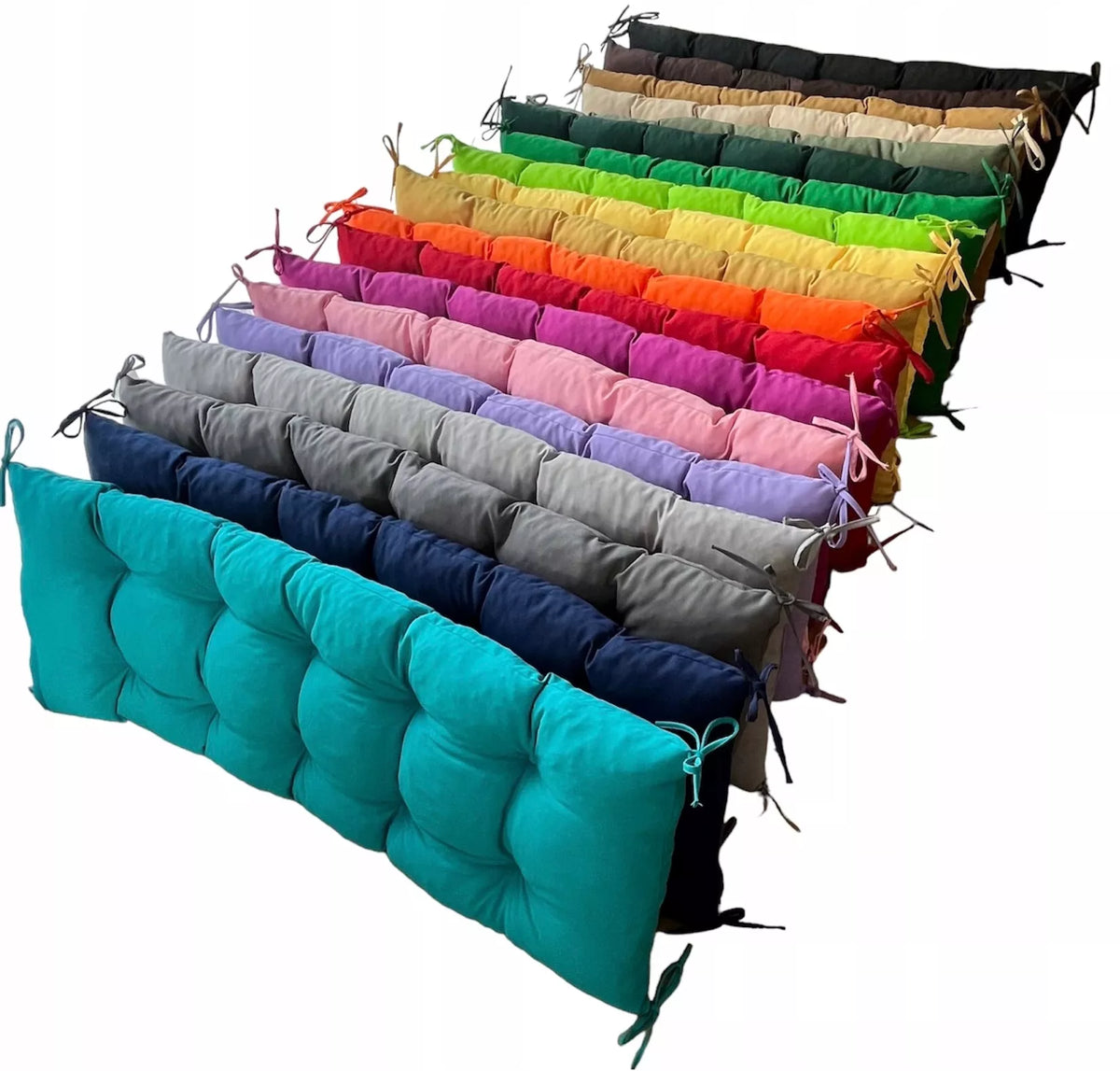 SODINĖ PAGALVĖ sūpynėms, sodo baldams, suoliukui, SPALVOS, 150cm