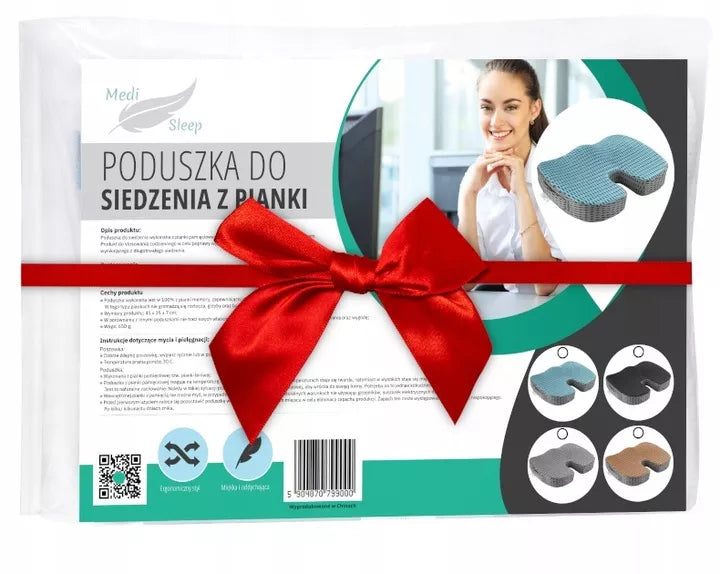 Ortopedinė juosmens pagalvėlė automobiliui, ant kėdės, fotelio