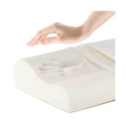 Ortopedinė pagalvė miegui ant šono profiliuota termoplastinė žema