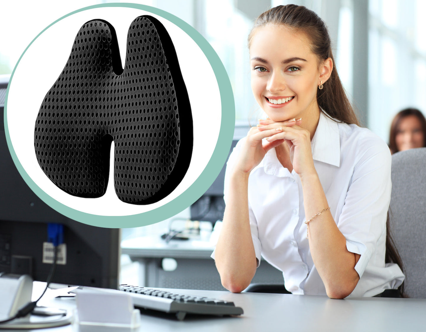 Ortopedinė juosmens pagalvė automobiliui, biurui, ant kėdės Medi Sleep