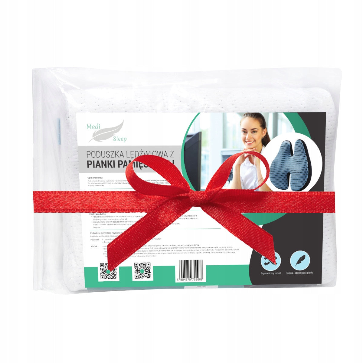 Ortopedinė juosmens pagalvė automobiliui, biurui, ant kėdės Medi Sleep